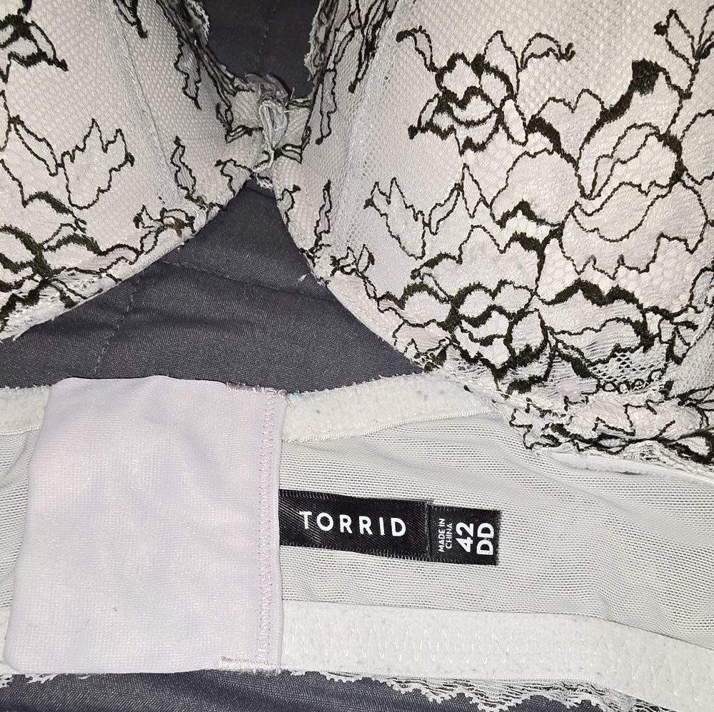 Torrid Push Up Plunge Bra 42 DD